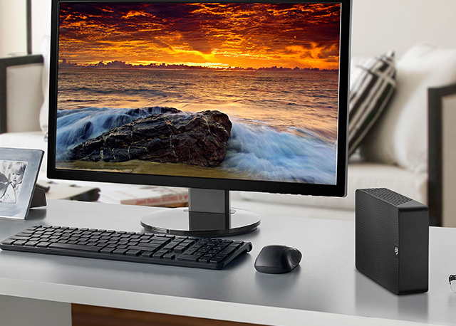 Disco duro externo de escritorio 12TB – Seagate Expansion – USB 3.0 – Negro – Con recuperación de datos