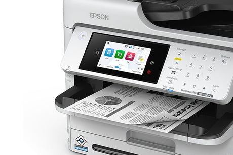 Epson WorkForce Pro WF-M5899 – C11CK76301 / Monocromática / 25 ppm ISO / 40,000 páginas / Doble faz / PrecisionCore Heat-Free