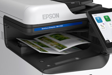 Impresora Multifuncional Epson WorkForce Enterprise AM-C550 – Color / Alta Productividad (C11CJ92201)
