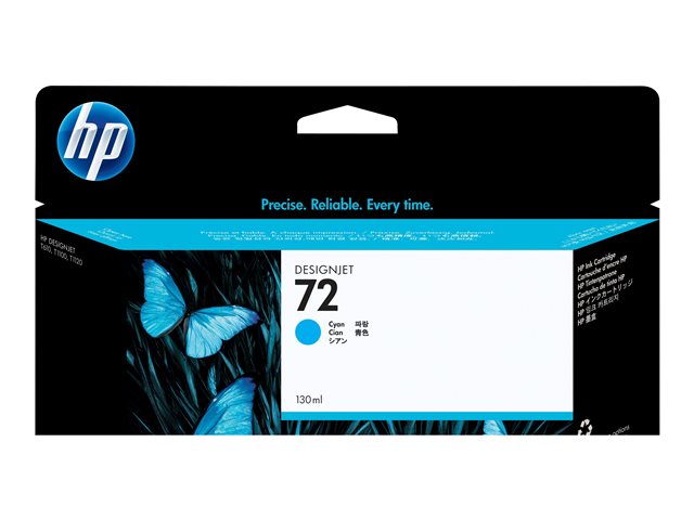 Cartucho de Tinta Cian Original HP 72 DesignJet 130ml