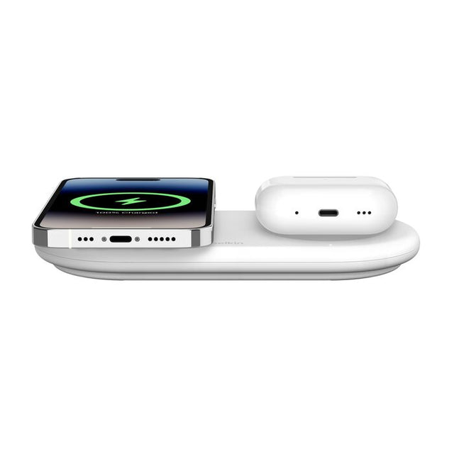 Base Convertible Belkin 15W Lithium Universal QI2 2 en 1 PAD + USB-C 5W