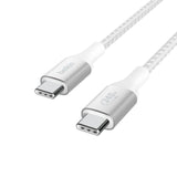 Cable USB-C a USB-C Belkin BoostCharge 2m 240W Blanco – CAB015bt2MWH