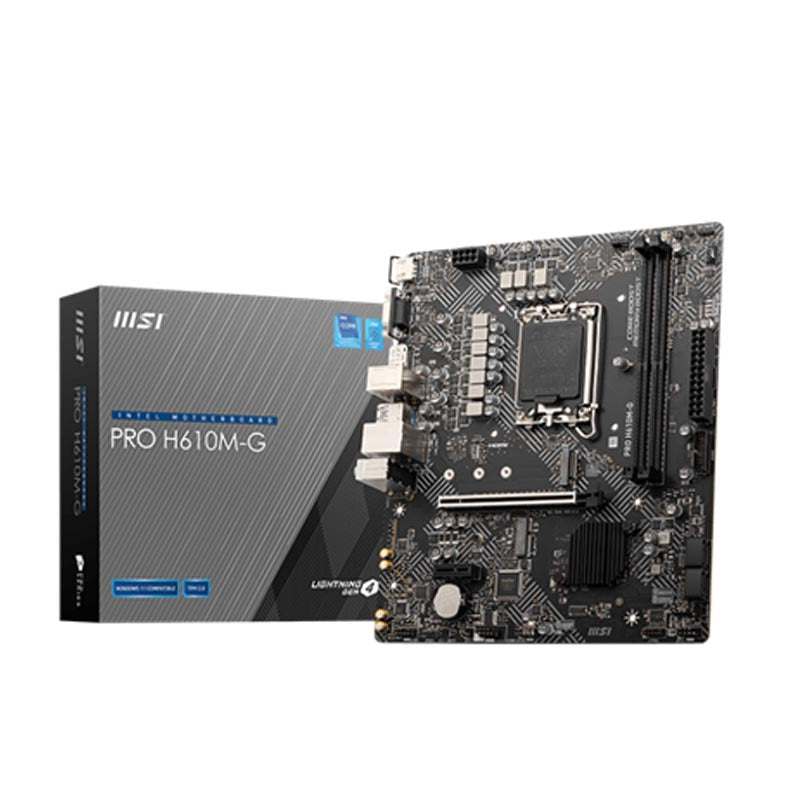 Motherboard MSI PRO H610M-G DDR5 – Socket LGA1700, Micro-ATX