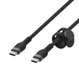 Cable Belkin BoostCharge Pro Flex – USB‑C a USB‑C – 2m – Negro