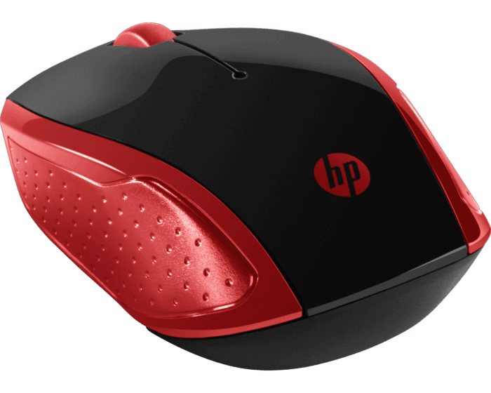 Mouse Inalámbrico HP 200 Rojo – 2HU82AA#ABL