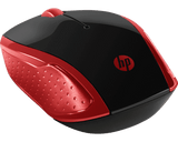 Mouse Inalámbrico HP 200 Rojo – 2HU82AA#ABL