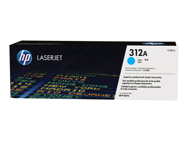 Cartucho de Toner Cian Original HP 312A LaserJet Pro Color