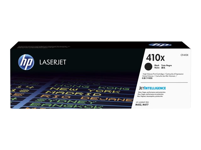 Cartucho de Toner Negro Alto Rendimiento Original HP 410X LaserJet Pro Color