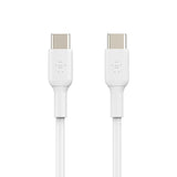 Cable cargador rápido USB‑C a USB‑C – Belkin BoostCharge – 1 m – Blanco – CAB003bt1MWH