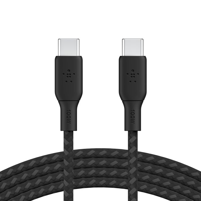 Cable USB-C a USB-C Belkin CAB014BT2MBK BoostCharge 2m Negro