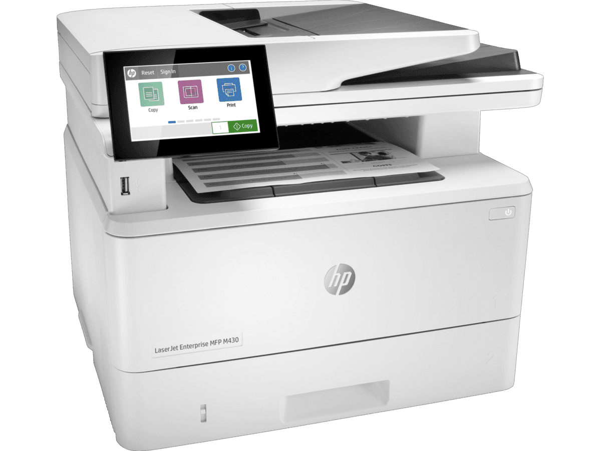 Impresora Multifunción Láser B/N HP LaserJet Enterprise MFP M430f – Dúplex / Gigabit LAN (3PZ55A#BGJ)