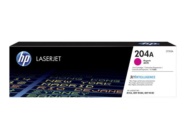 Cartucho de Toner Magenta Original HP 204A LaserJet