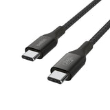 Cable USB-C a USB-C Belkin BoostCharge 2m 240W Negro – CAB015bt2MBK
