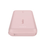Banco de energía 10K/20K Belkin con cable integrado Rosa