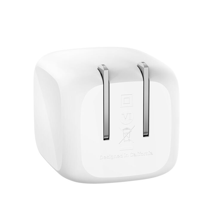 Cargador de Pared Belkin Dual USB‑C GaN 50W – WCH019dqWH – Blanco