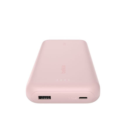 Power Bank Belkin BPB024fqPK 10K/20K con Cable USB-C Integrado Rosa