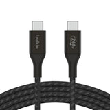 Cable USB-C a USB-C Belkin BoostCharge 2m 240W Negro – CAB015bt2MBK