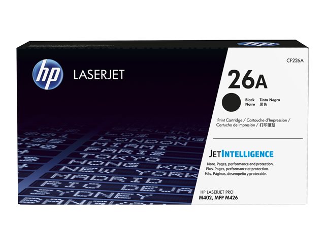 Cartucho de Toner Negro Original HP 26A LaserJet Pro