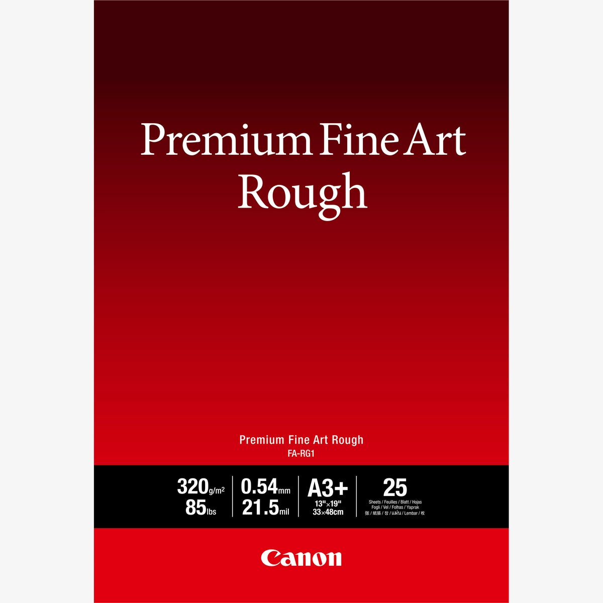 Papel Artístico Rugoso A3 Canon Premium FA-RG1