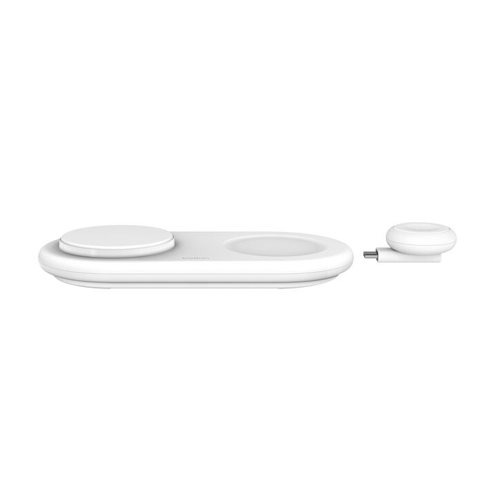 Cargador Inalámbrico Belkin QI2 15W 3 en 1 Pad Blanco – WIZ022ttWH