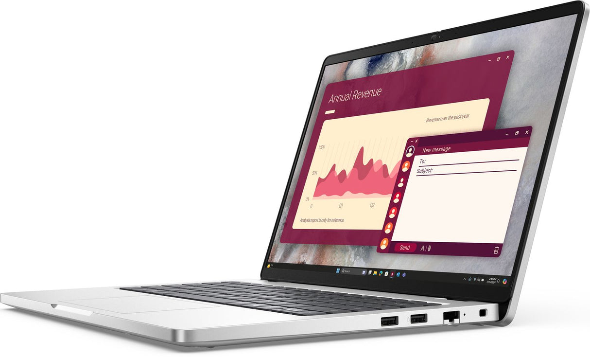 Laptop 14" empresarial Dell Pro con Intel Core Ultra 5, SSD 512 GB y Windows 11 Pro