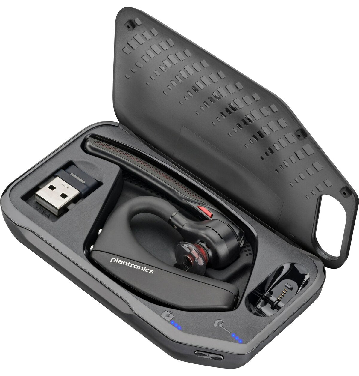 Auricular Inalámbrico Bluetooth Over-Ear Poly Voyager 5200 UC Microsoft Teams Certificado