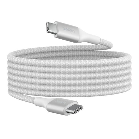 Cable USB-C a USB-C Belkin BoostCharge 2m 240W Blanco – CAB015bt2MWH