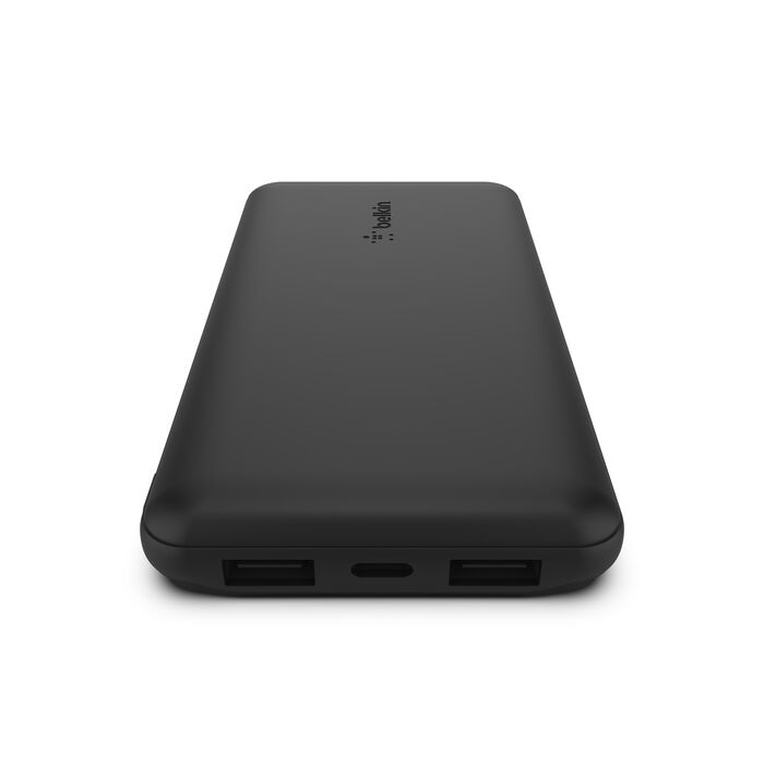 Cargador Portátil Belkin BPB011btBK – 10000mAh / 15W / 2x USB-A + 1x USB-C / Negro