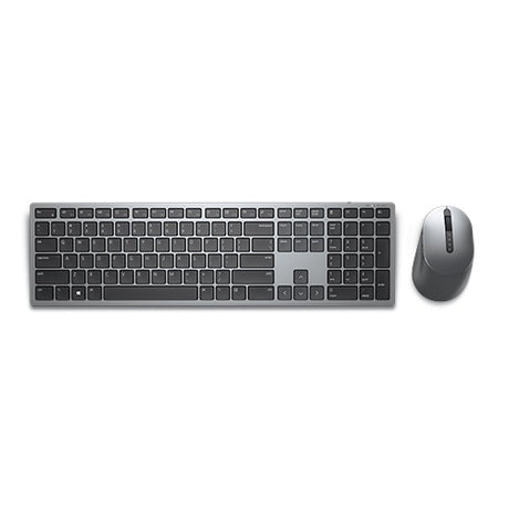 Teclado y ratón inalámbricos Dell Pro Plus KM7321W –  2.4 GHz / Bluetooth 5.0 – QWERTY inglés – Gris titanio