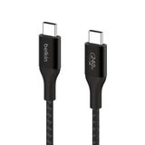 Cable USB-C a USB-C Belkin BoostCharge 2m 240W Negro – CAB015bt2MBK