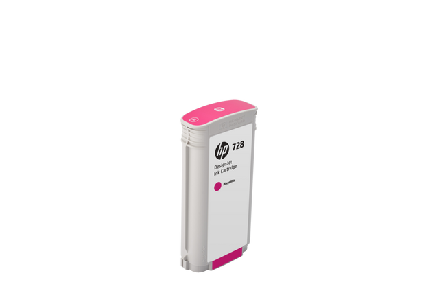 Cartucho de Tinta Magenta Tintado Original HP 728 DesignJet 130ml