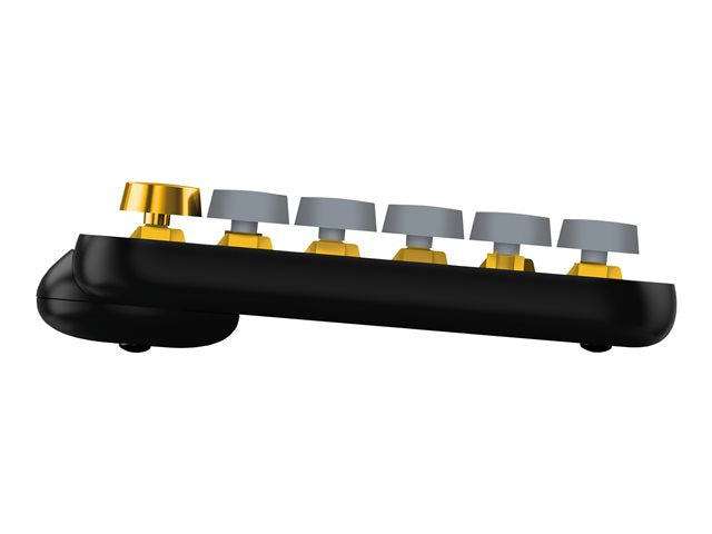 Teclado Inalámbrico Mecánico Logitech POP Keys Amarillo