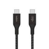 Cable USB-C a USB-C Belkin BoostCharge 2m 240W Negro – CAB015bt2MBK