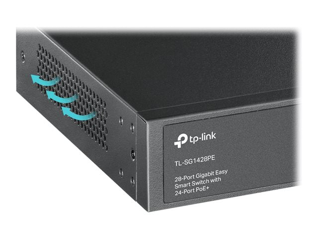 Switch Inteligente 24 Puertos Gigabit PoE+ 2 SFP TP-Link TL-SG1428PE Rack
