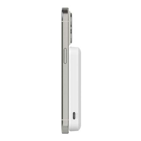 Belkin Qi2 Power Bank 15W – 5,000 mAh / Magnético / USB-C / Blanco