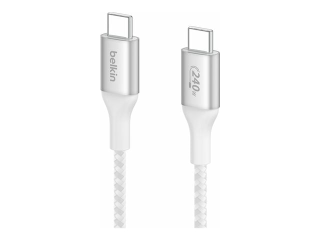 Cable USB-C a USB-C Belkin BoostCharge 2m 240W Blanco