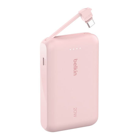 Batería Externa Belkin 20W Lithium Universal Rosada