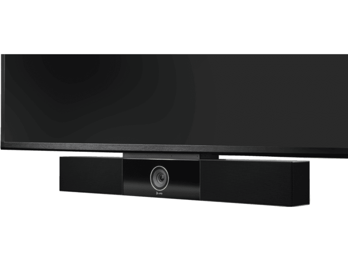 Barra de Video USB Poly Studio Negro Certificada para Zoom y Microsoft Teams