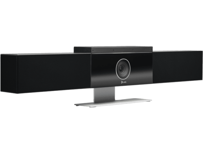 Barra de Video USB Poly Studio Negro Certificada para Zoom y Microsoft Teams