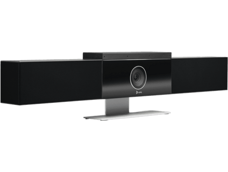 Barra de Video USB Poly Studio Negro Certificada para Zoom y Microsoft Teams