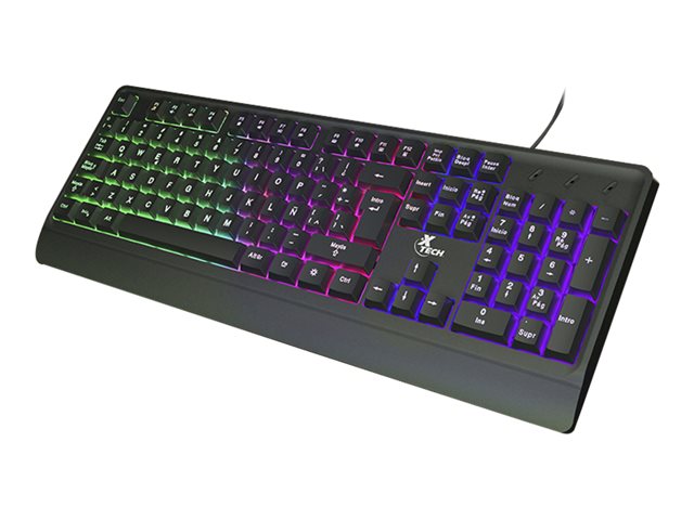Teclado Retroiluminado USB Español QWERTY Xtech CHEVALIER XTK-505S