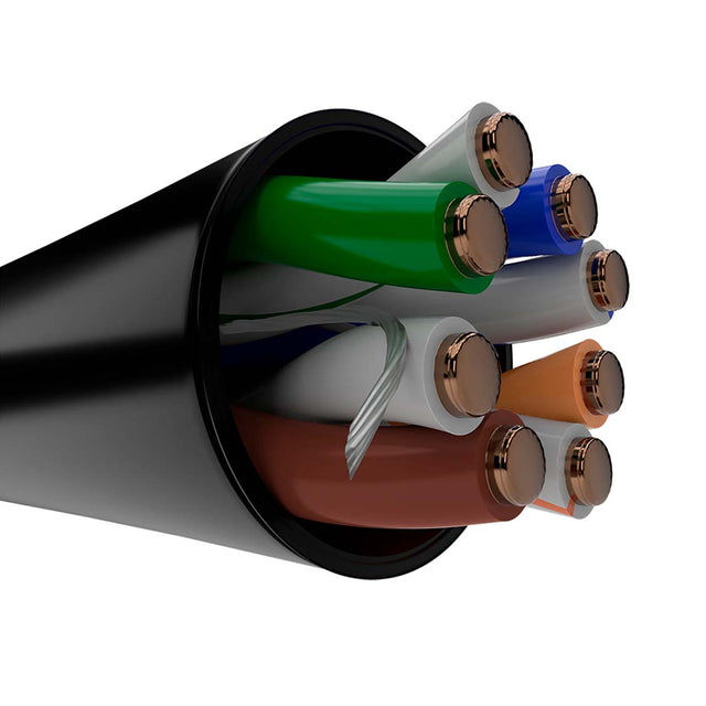 Cable UTP Cat5e Exterior Negro 24AWG 305m CMX Nexxt