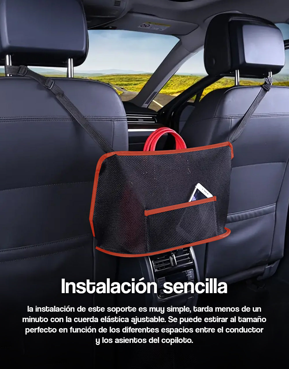 Bolsillo de almacenamiento para Auto