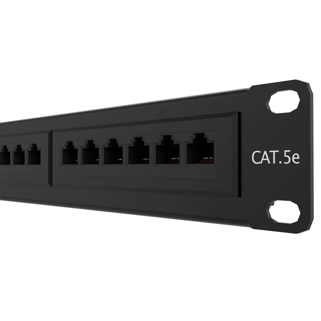 Panel de Conexiones CAT 5e 19" 24 Puertos Nexxt