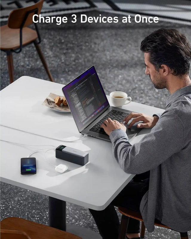 Power Bank Anker Gen 2 – 20,000 mAh – Negro – Portátil Universal A1289011