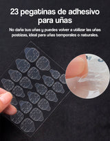 24 pegatinas de adhesivo para uñas