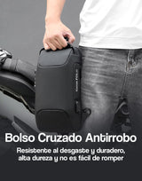 Bolso cruzado con diseño antirobo