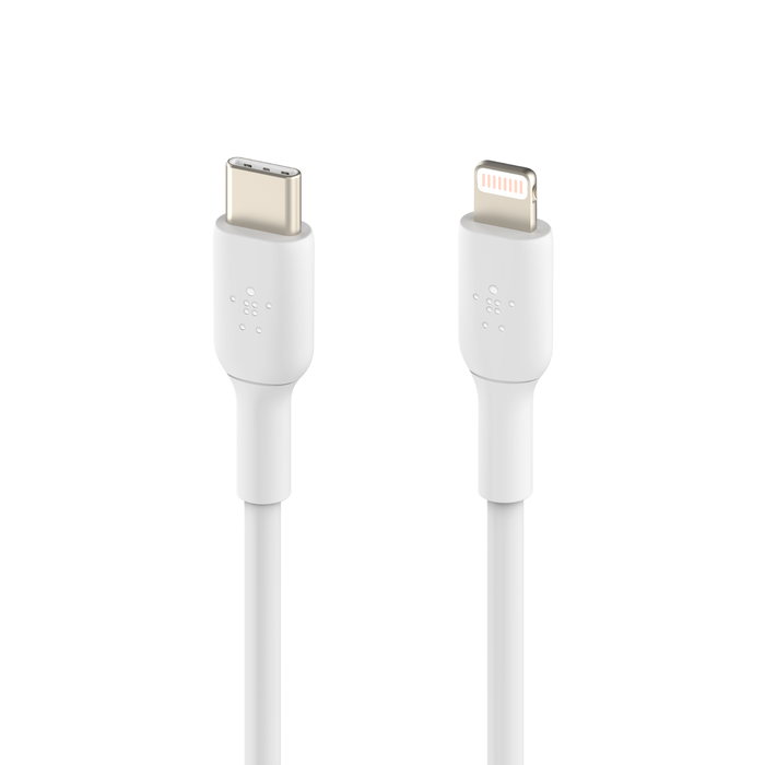 CAA003BT1MWH Cable Belkin Boostcharge USB-C a Lightning 1 metro - Blanco