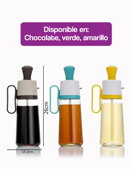 Dispensador de aceite con cepillo