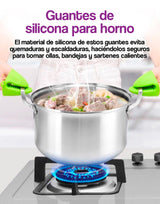 Guantes de silicona para horno